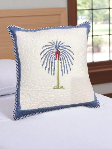 Hand Blocked Quilted Cushion Covers (Set of 2) – 16x16 Inches