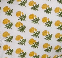 Hand Block Percale Cotton King Size Premium Bedsheet.