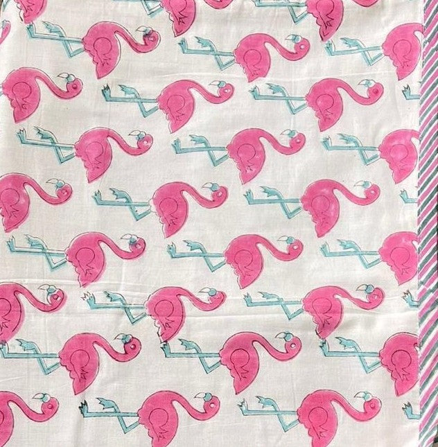Hand Block Mul Cotton Soft AC Comforter (Kids Dohar)